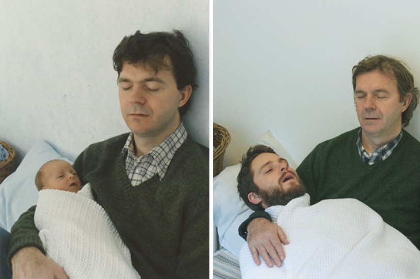 What has grown, has grown: the 19 best attempts to reproduce children's photos
