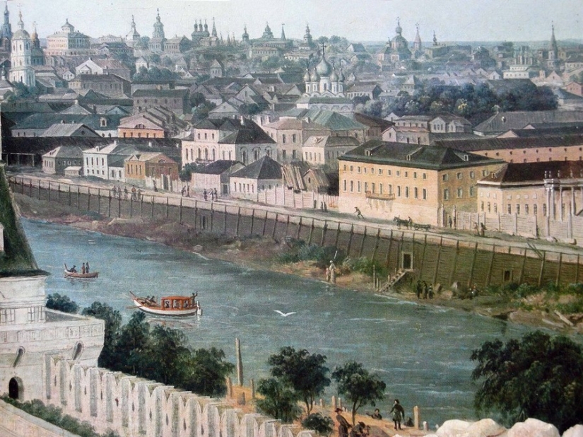 What Moscow looked like at the end of the XVIII century before the great fire of 1812