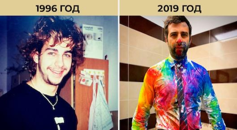 What Russian celebrities looked like in the 1990s
