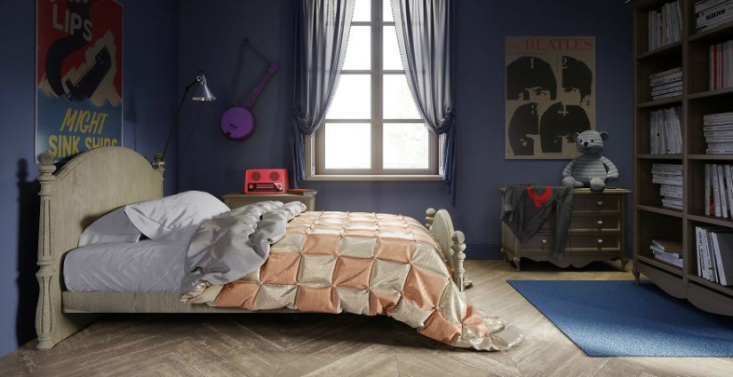 What the bedrooms of cartoon characters look like in real life: 6 designer fantasies