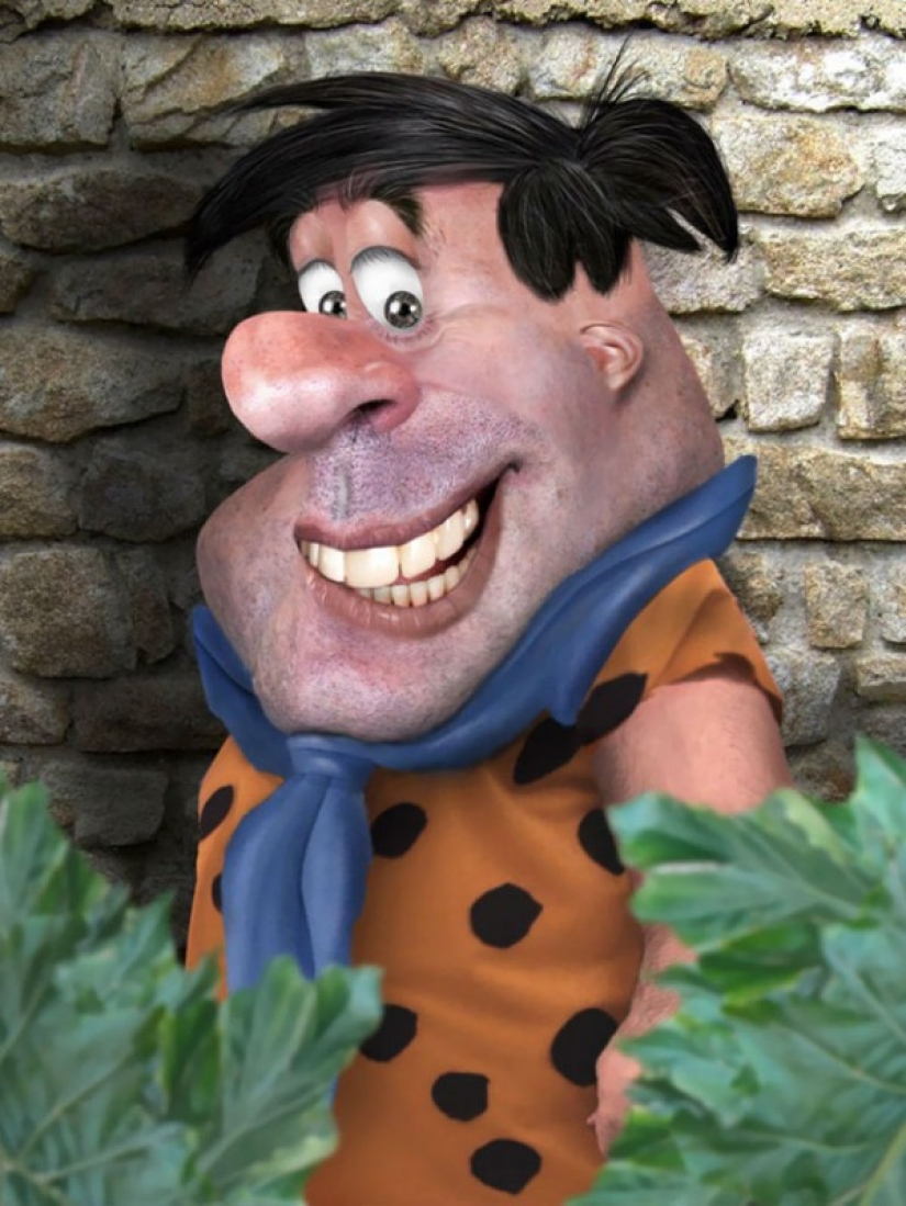What would cartoon characters look like in real life What would cartoon characters look like in real life