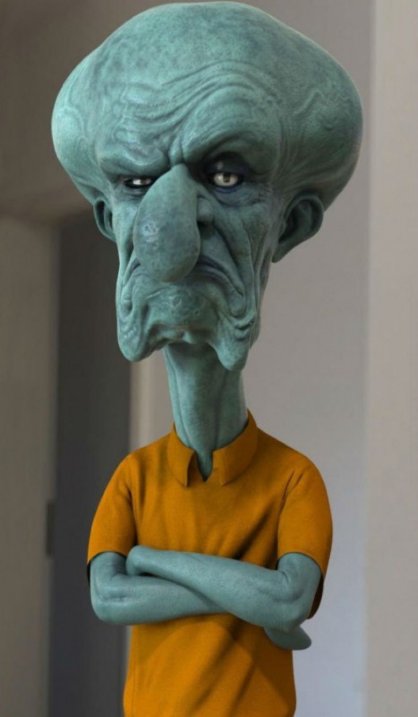What would cartoon characters look like in real life What would cartoon characters look like in real life