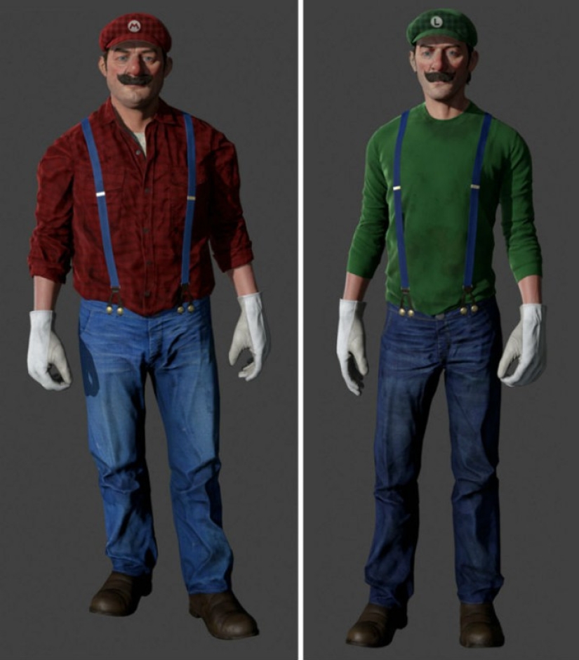 What would cartoon characters look like in real life What would cartoon characters look like in real life