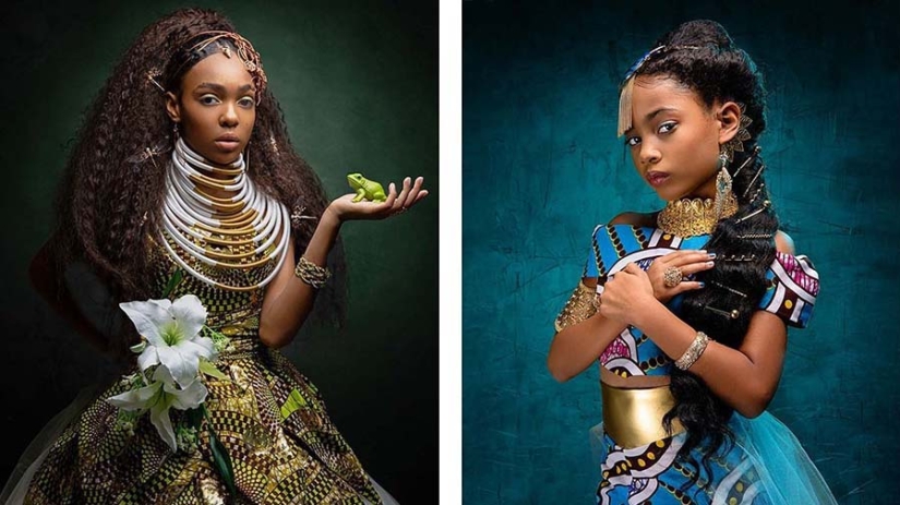 What would Disney princesses look like if they were black