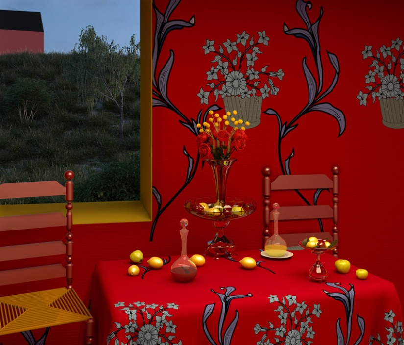 What would the locations from the famous canvases look like in reality What would the locations from the famous canvases look like in reality