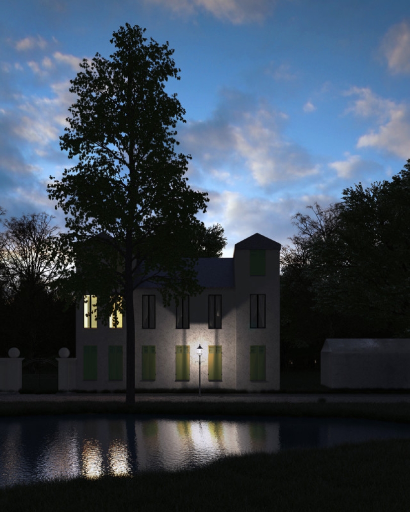 What would the locations from the famous canvases look like in reality What would the locations from the famous canvases look like in reality