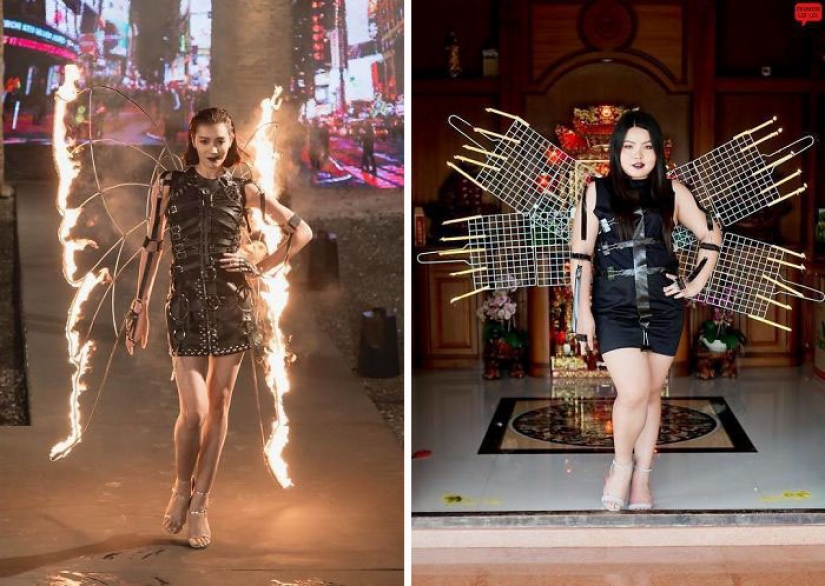 When a boring costume can be eaten: Taika recreates star outfits from products