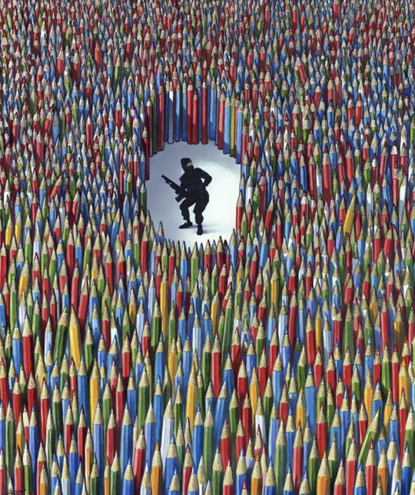 Where is our world going: cartoonist Gerhard Haderer exposes the problems of modern society in overly honest illustrations Where is our world going: cartoonist Gerhard Haderer exposes the problems of modern society in overly honest illustrations