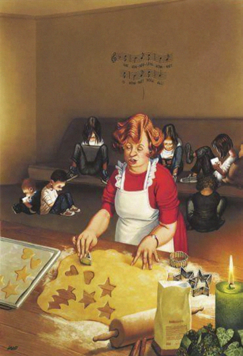 Where is our world going: cartoonist Gerhard Haderer exposes the problems of modern society in overly honest illustrations Where is our world going: cartoonist Gerhard Haderer exposes the problems of modern society in overly honest illustrations