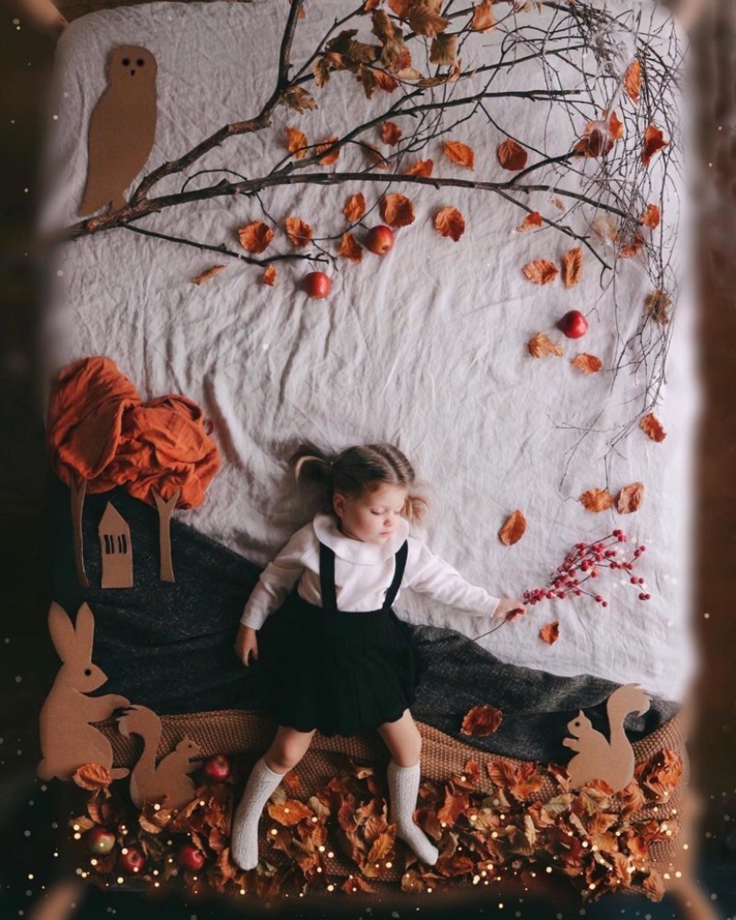 While you're sleeping: French Mom's magical photo series