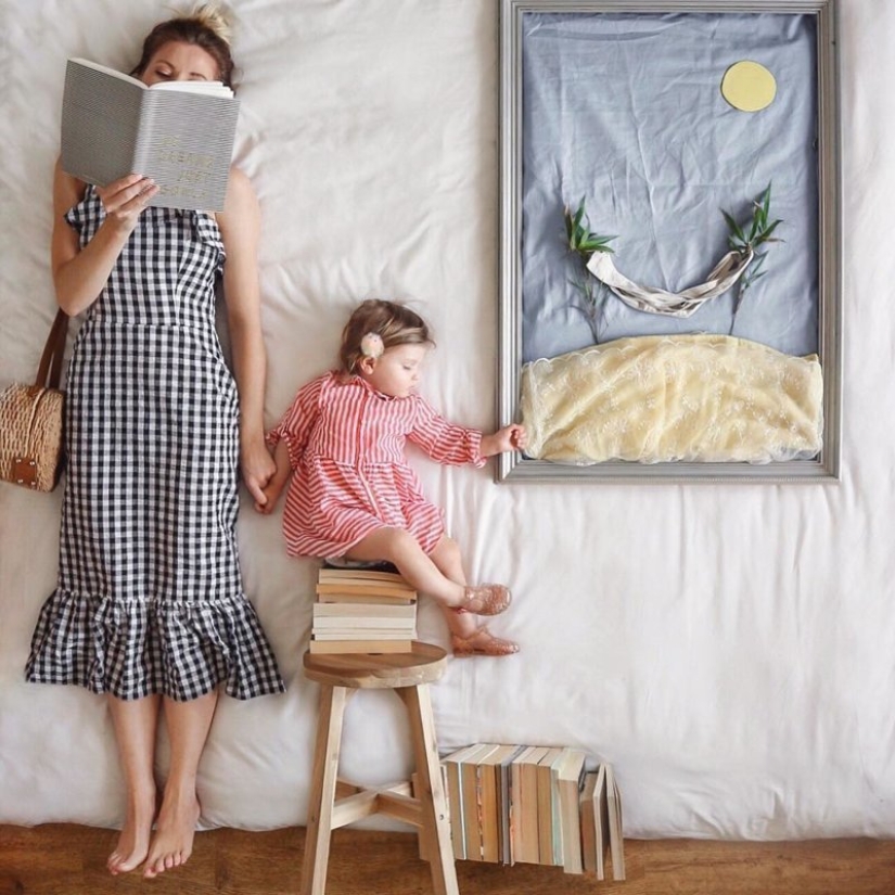 While you're sleeping: French Mom's magical photo series