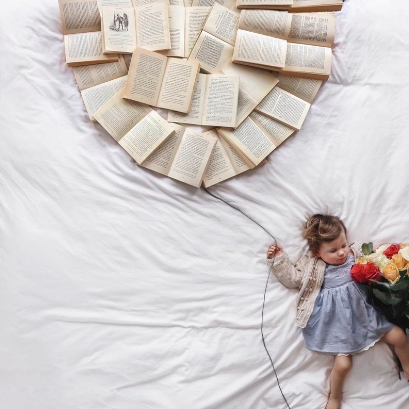 While you're sleeping: French Mom's magical photo series