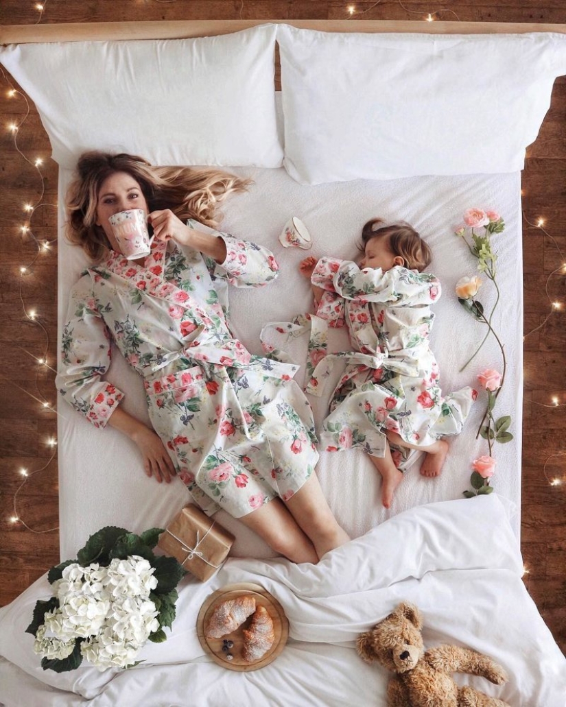 While you're sleeping: French Mom's magical photo series