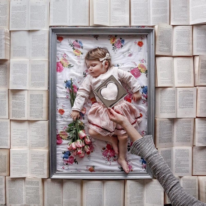 While you're sleeping: French Mom's magical photo series