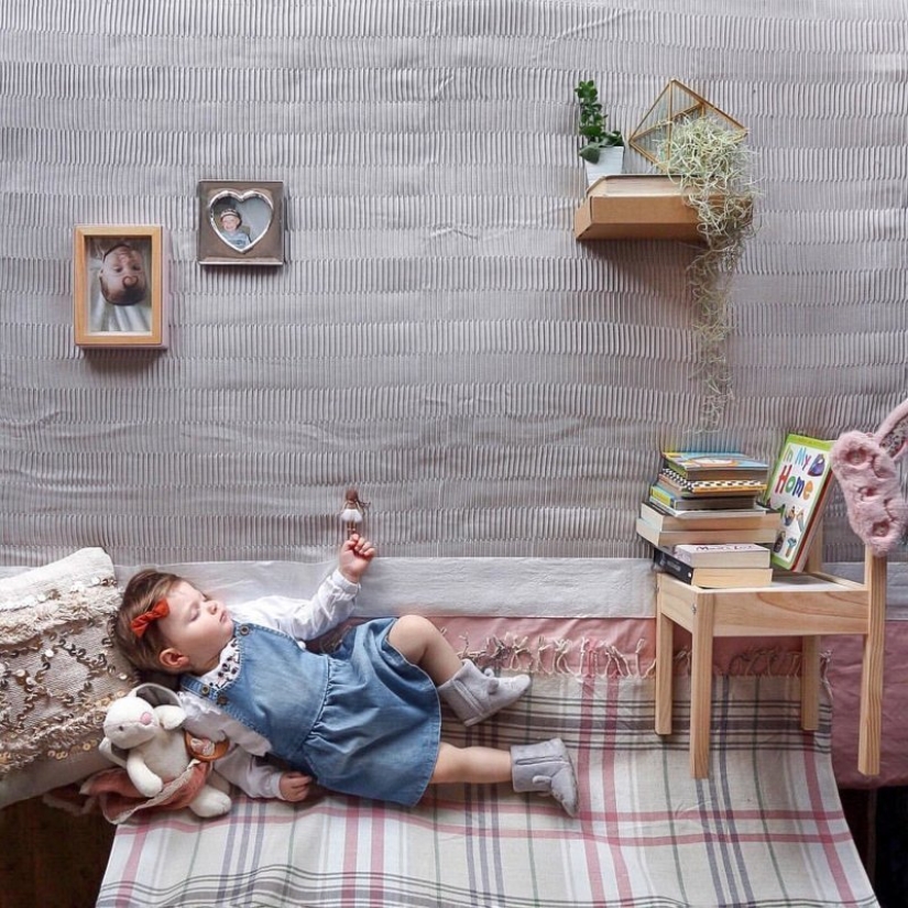 While you're sleeping: French Mom's magical photo series