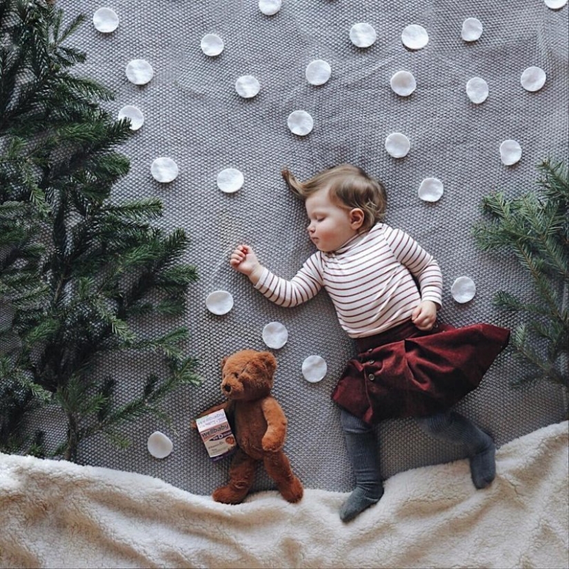While you're sleeping: French Mom's magical photo series
