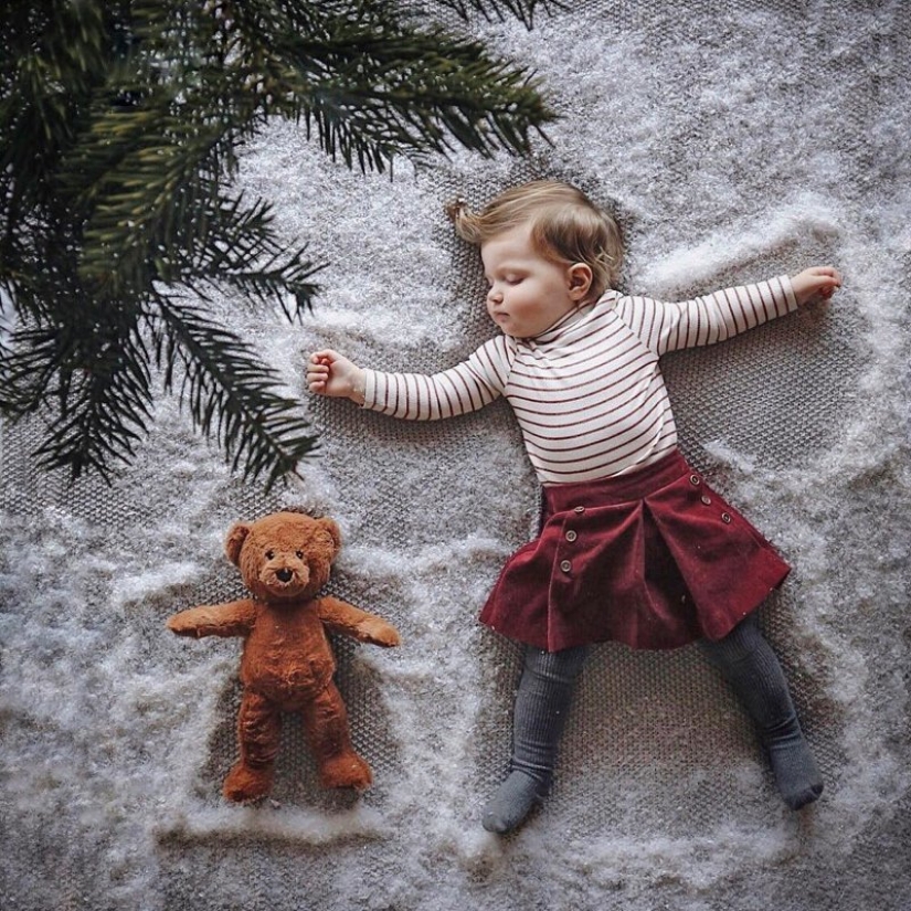 While you're sleeping: French Mom's magical photo series