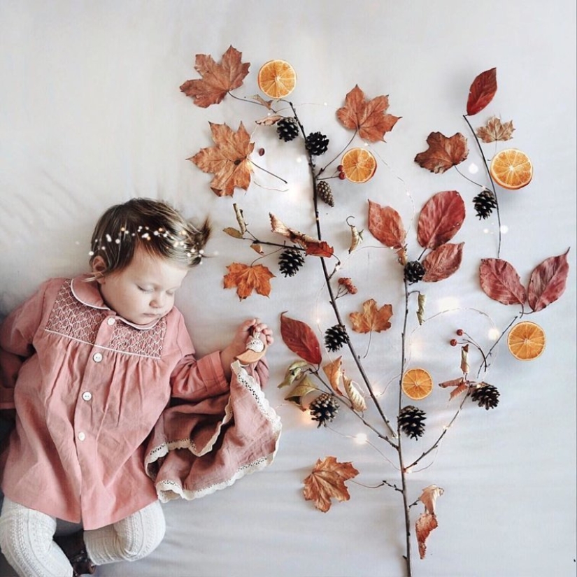 While you're sleeping: French Mom's magical photo series