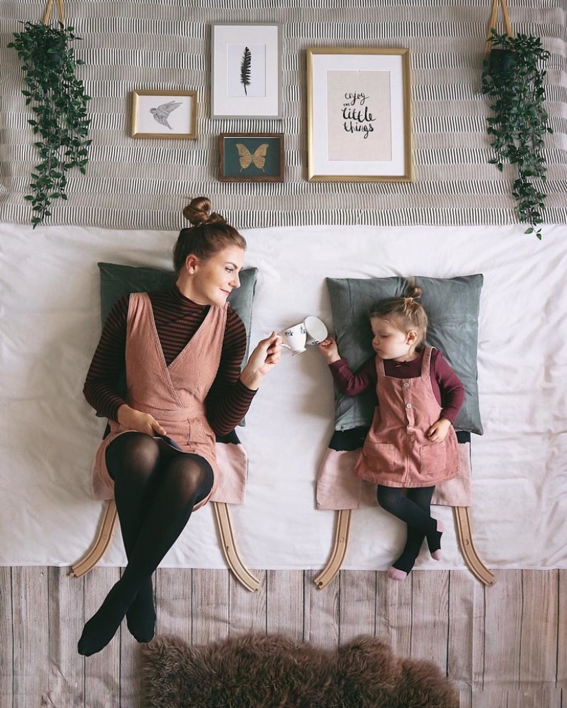 While you're sleeping: French Mom's magical photo series