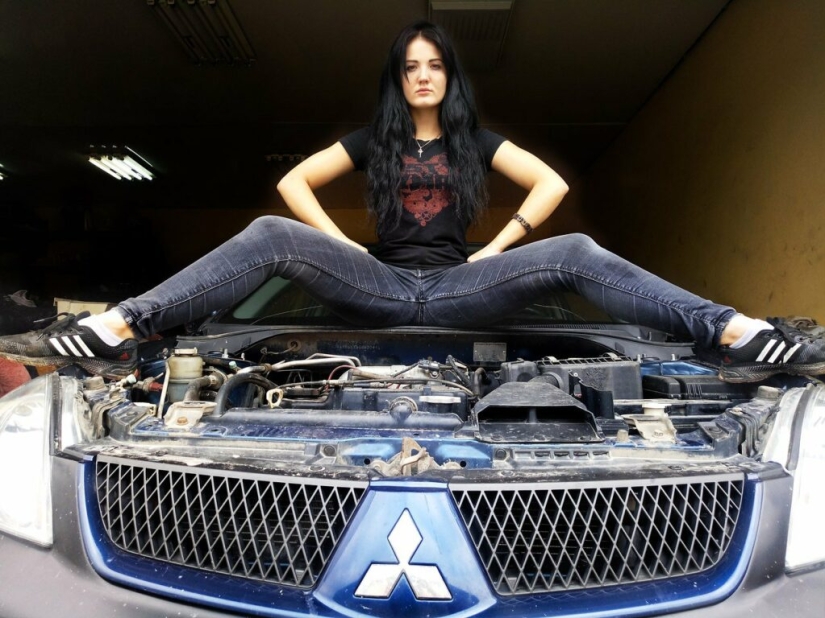 Who is Nastya Tuman and why is she the sexiest car mechanic in Russia