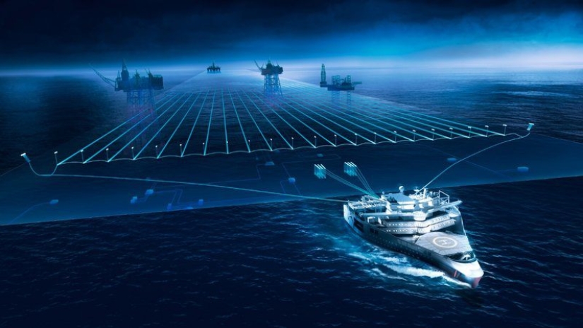 Why the Ramform Hyperion floating "iron" plows the ocean