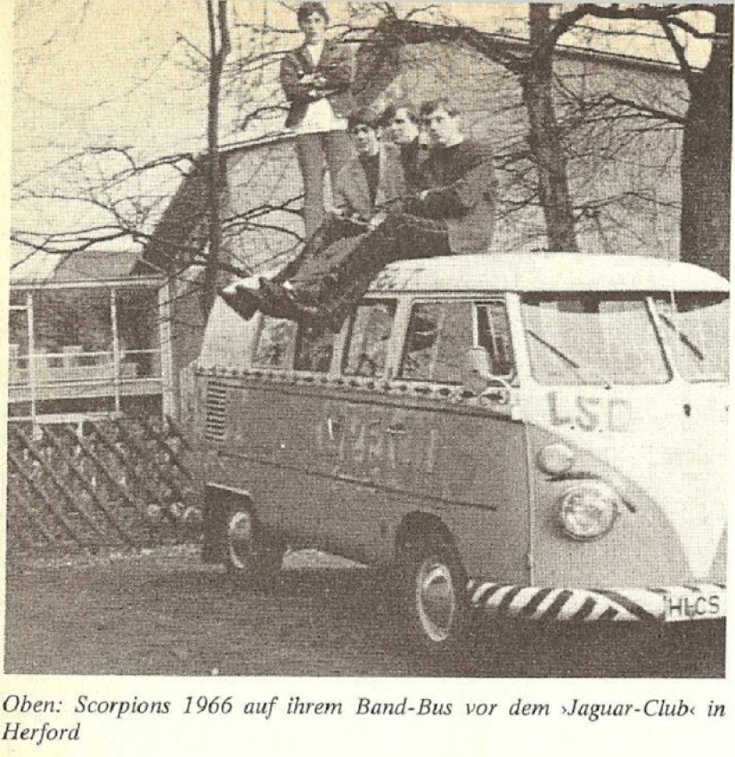 Wind of Start: rare footage of the Scorpions band at the very beginning of their career