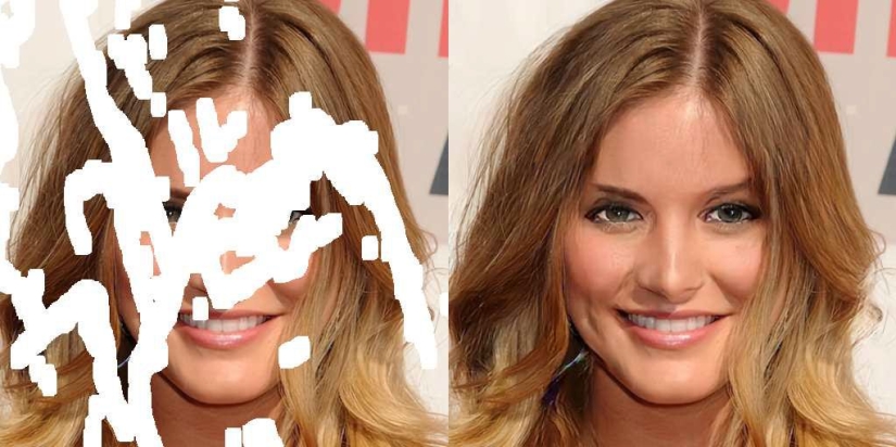 With NVIDIA's new autofill tool, you will no longer paint over your eyes with skin With NVIDIA's new autofill tool, you will no longer paint over your eyes with skin