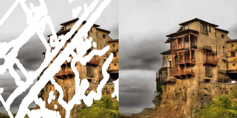 With NVIDIA's new autofill tool, you will no longer paint over your eyes with skin With NVIDIA's new autofill tool, you will no longer paint over your eyes with skin