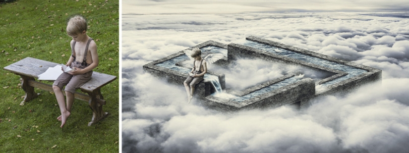 With Photoshop, everything is possible: the retoucher turns ordinary pictures into fantastic worlds
