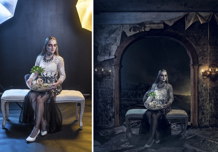 With Photoshop, everything is possible: the retoucher turns ordinary pictures into fantastic worlds