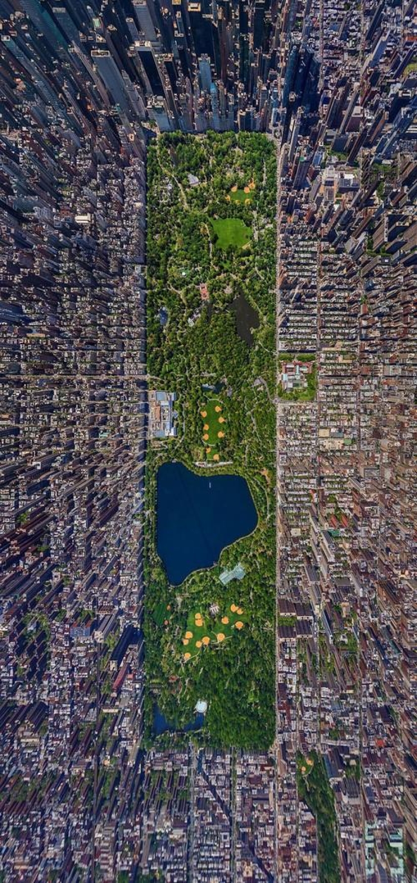 World attractions from an unusual angle