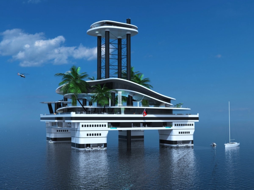Yachts — yesterday! Billionaires now have mobile private islands in fashion Yachts — yesterday! Billionaires now have mobile private islands in fashion