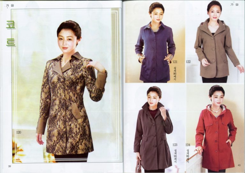 You can't forbid being beautiful: pages of a fashion magazine from North Korea