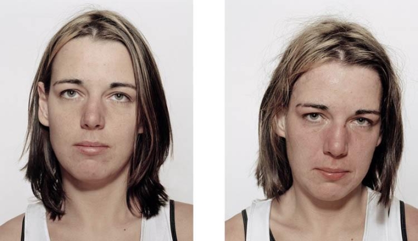 Young boxers: before and after the fight