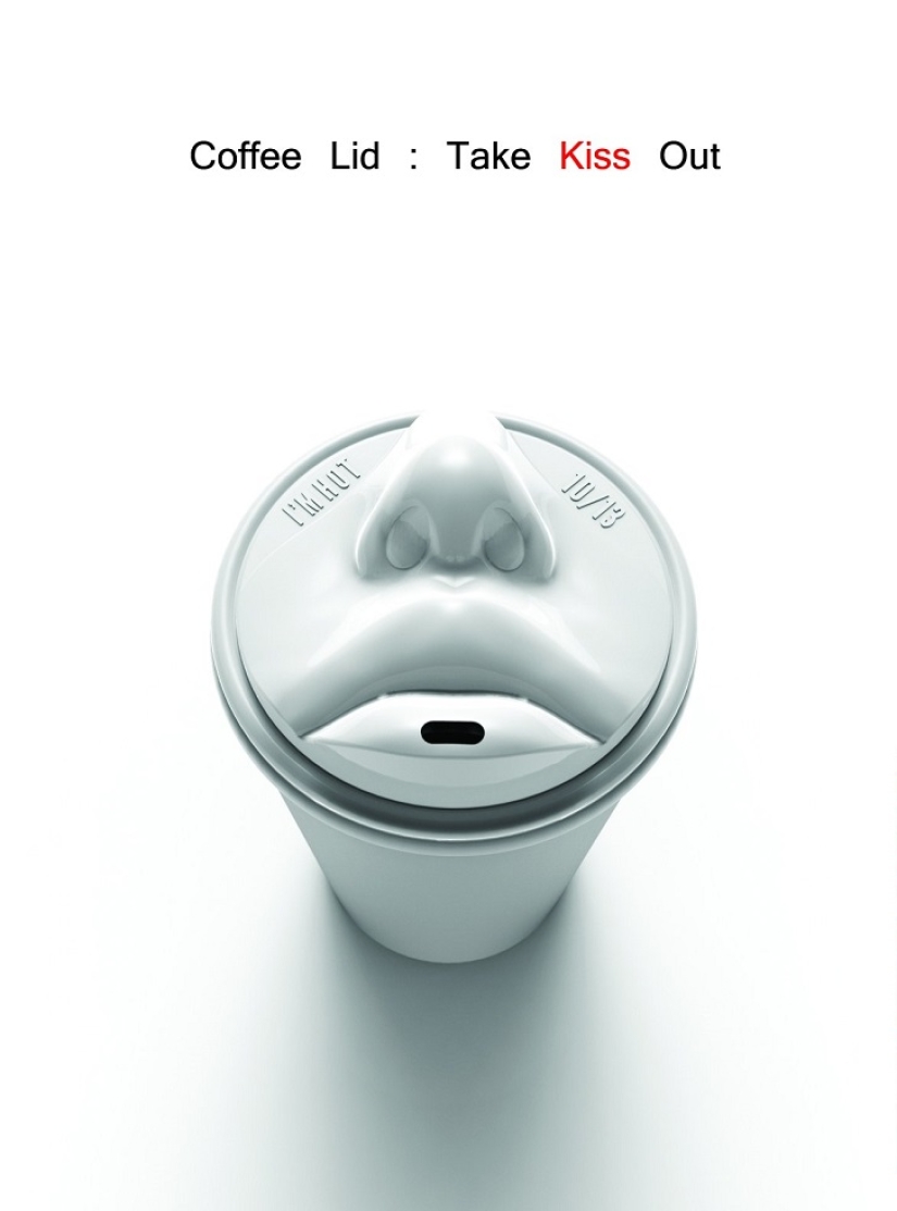 Your coffee kisses you! Your coffee kisses you!