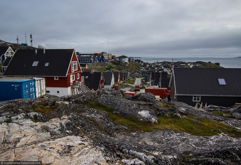 Zona residencial de Nuuk. Cómo vive la gente en Groenlandia Zona residencial de Nuuk. Cómo vive la gente en Groenlandia