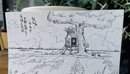 10 dibujos a mano “imaginarios” de primavera con bolígrafos de gel negros