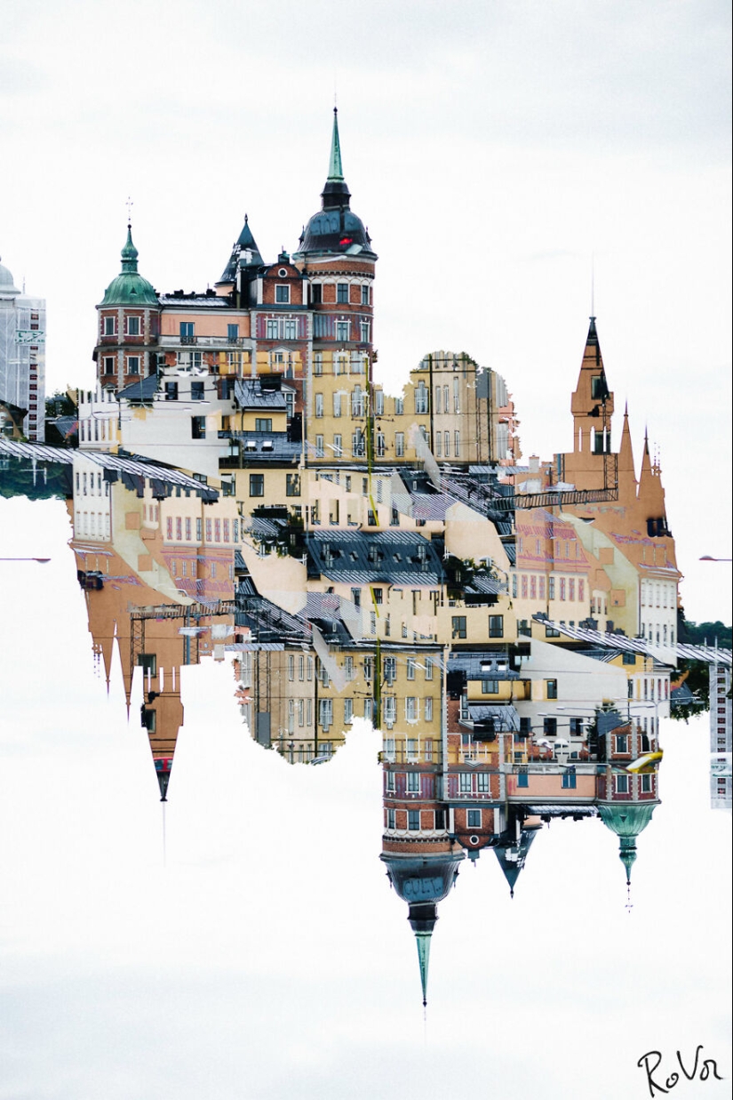10 imágenes de ciudades y paisajes de aspecto surrealista que tomé con doble exposición