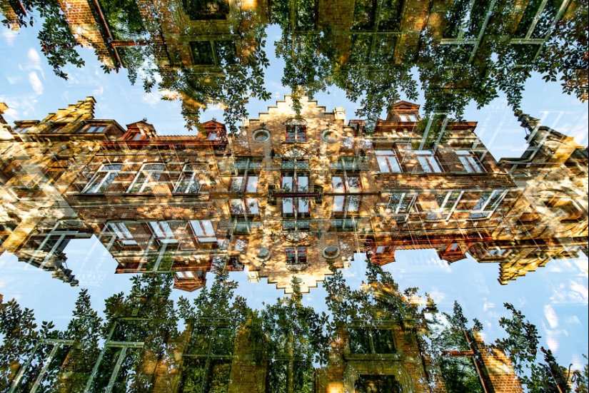 10 imágenes de ciudades y paisajes de aspecto surrealista que tomé con doble exposición