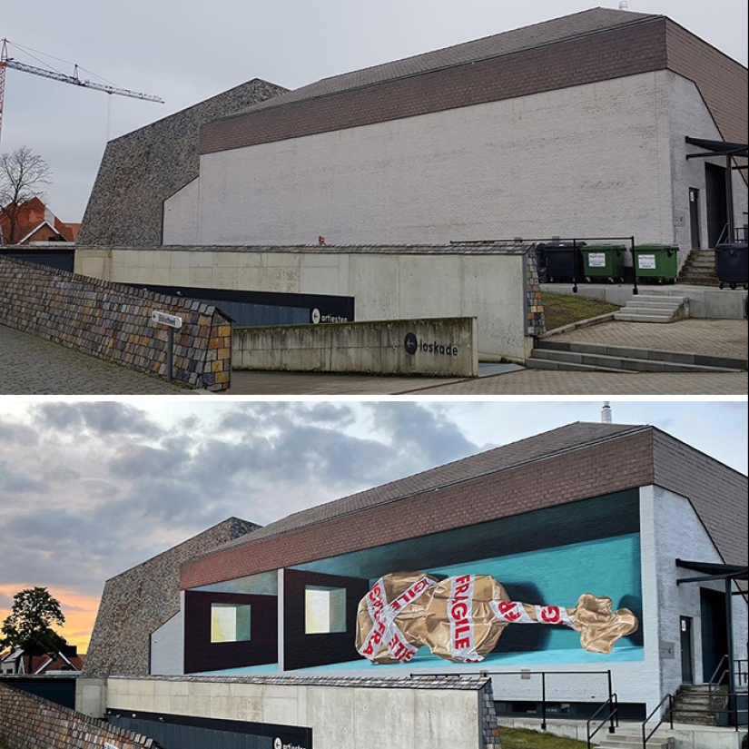 10 murales con efecto 3D que invitan a la reflexión pintados por este artista holandés