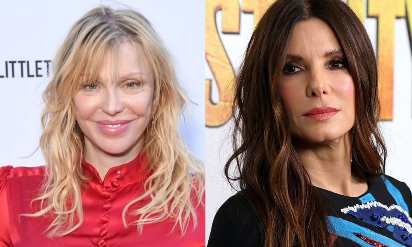10 photos of stellar peers, but one is an old woman, and the second is young