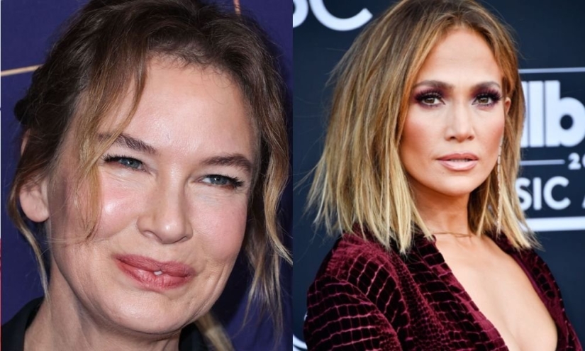 10 photos of stellar peers, but one is an old woman, and the second is young