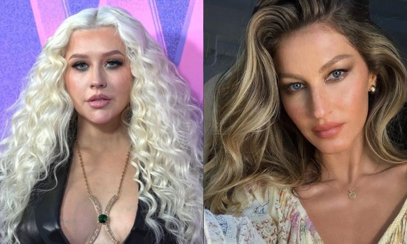 10 photos of stellar peers, but one is an old woman, and the second is young