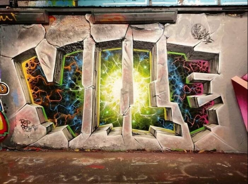 10 piezas de graffiti creativo que la gente encontró y compartió en Internet 10 piezas de graffiti creativo que la gente encontró y compartió en Internet