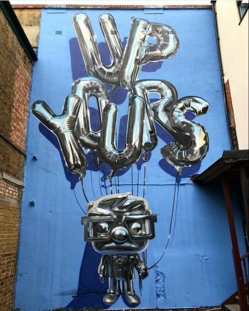 10 piezas de graffiti creativo que la gente encontró y compartió en Internet 10 piezas de graffiti creativo que la gente encontró y compartió en Internet