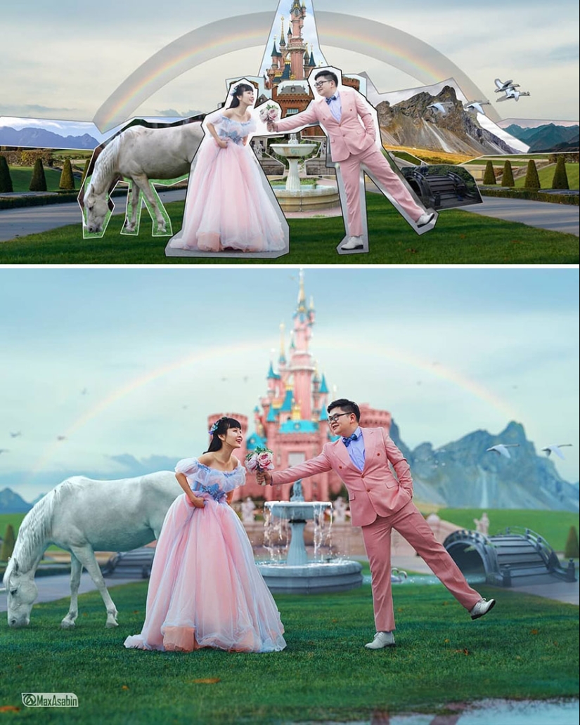 10 Times Max Asabin Photoshopped Different Shots With Unique Perspectives