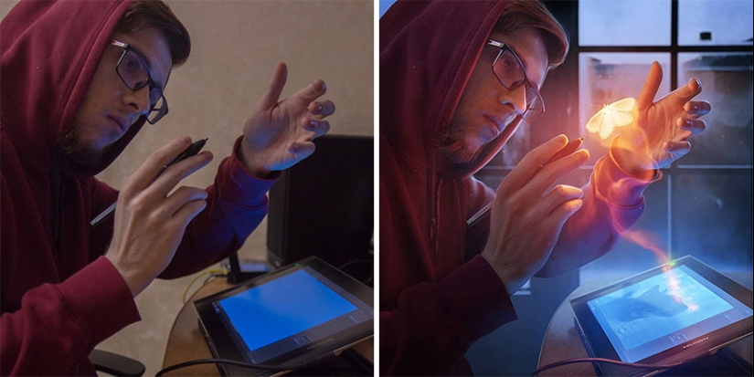 10 Times Max Asabin Photoshopped Different Shots With Unique Perspectives