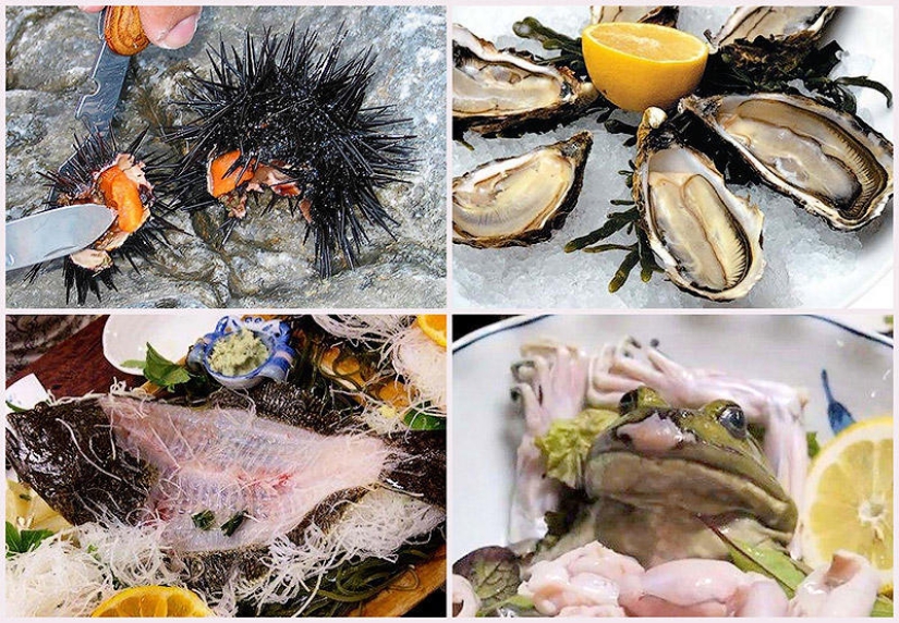 10 unusual delicacies from living creatures