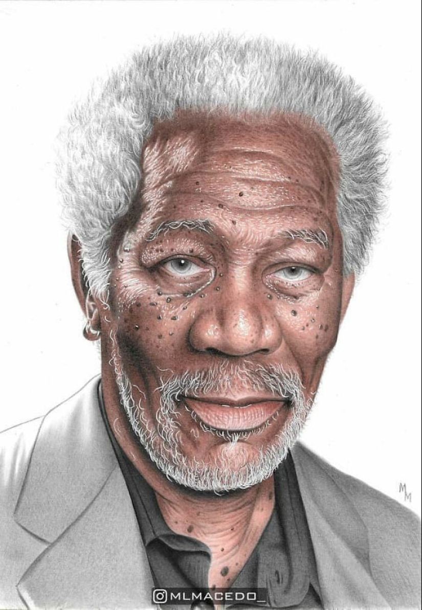11 retratos increíblemente realistas de celebridades por Matheus Macedo