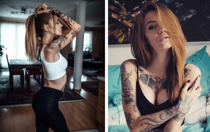 11 tattoo models, because of which you also want to “paint” the body
